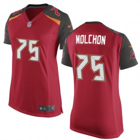 Women's Tampa Bay Buccaneers Nike Red Game Jersey MOLCHON#75