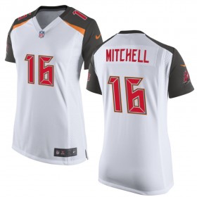 Women's Tampa Bay Buccaneers Nike White Game Jersey MITCHELL#16