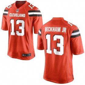 Nike Cleveland Browns Mens Orange Game Jersey BECKHAM JR#13