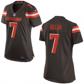 Women's Cleveland Browns Nike Brown Game Jersey GILLAN#7