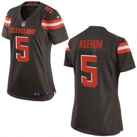 Women's Cleveland Browns Nike Brown Game Jersey KEENUM#5