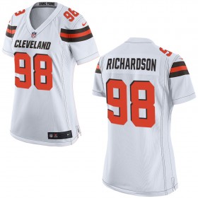 Nike Cleveland Browns Womens White Game Jersey RICHARDSON#98