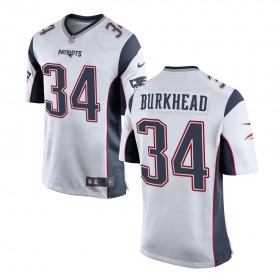 Nike Men's New England Patriots Game Away Jersey BURKHEAD#34