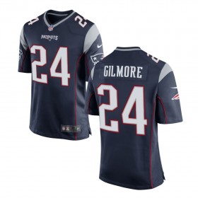 Men's New England Patriots Nike Navy Game Jersey GILMORE#24