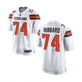 Nike Cleveland Browns Youth White Game Jersey HUBBARD#74