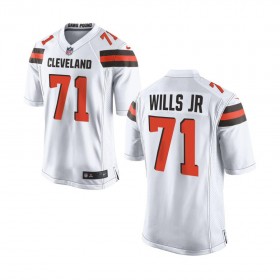 Nike Cleveland Browns Youth White Game Jersey WILLS JR#71