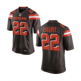 Youth Cleveland Browns Nike Brown Game Jersey DELPIT#22