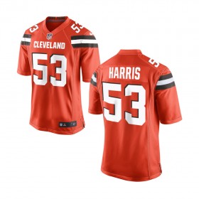 Nike Cleveland Browns Youth Orange Game Jersey HARRIS#53