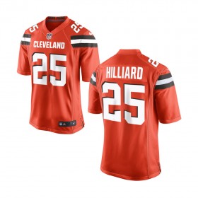 Nike Cleveland Browns Youth Orange Game Jersey HILLIARD#25