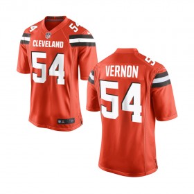 Nike Cleveland Browns Youth Orange Game Jersey VERNON#54
