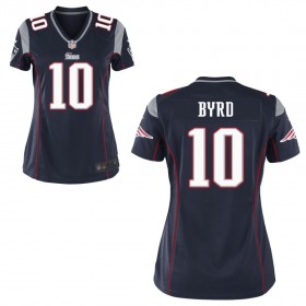 Women's New England Patriots Nike Navy Blue Game Jersey BYRD#10