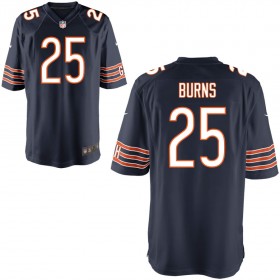 Youth Chicago Bears Nike Navy Game Jersey BURNS#25