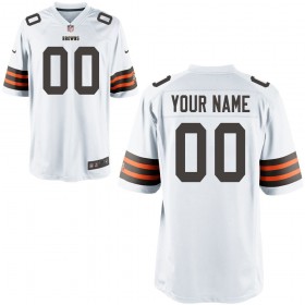 Nike Men's Cleveland Browns Customized Game White Jersey