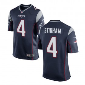Men's New England Patriots Nike Navy Game Jersey STIDHAM#4